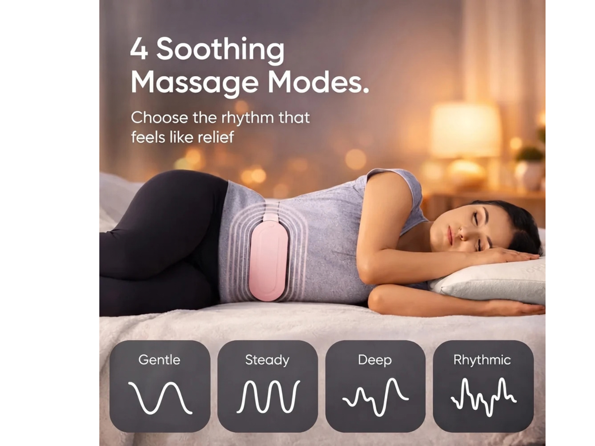 Customizable 4-Speed Massage Modes
