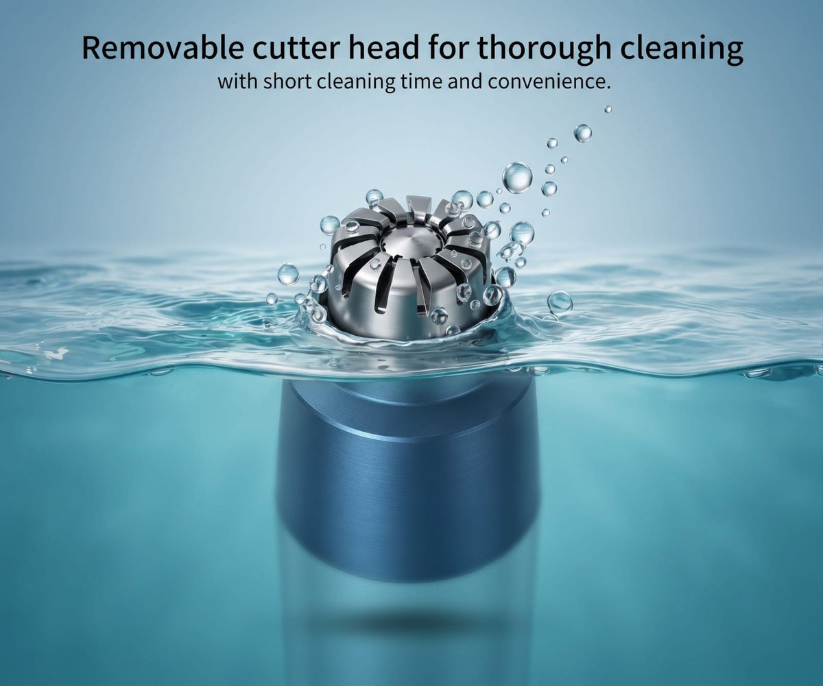 Easy Washable Head for Quick Cleaning