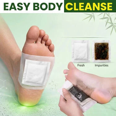 Herbal Detox Foot Patches | Overnight Foot Pads for Stress & Fatigue Relief