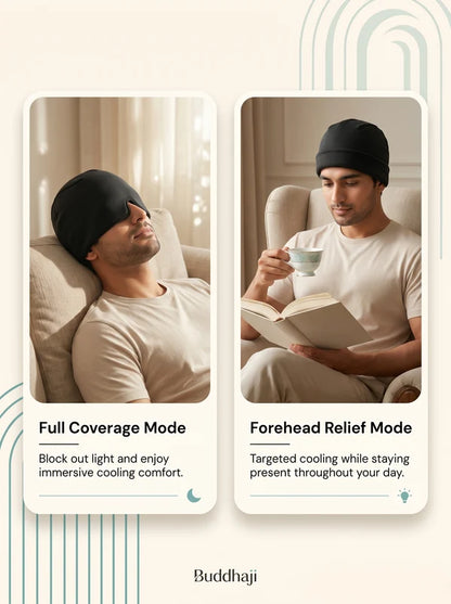 Migraine Relief Cap | Cold & Hot Therapy Ice Hat for Headache Relief