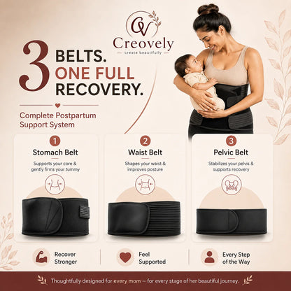 Pregnancy Support Belt for New Moms | Abdominal Postnatal Recovery Wrap