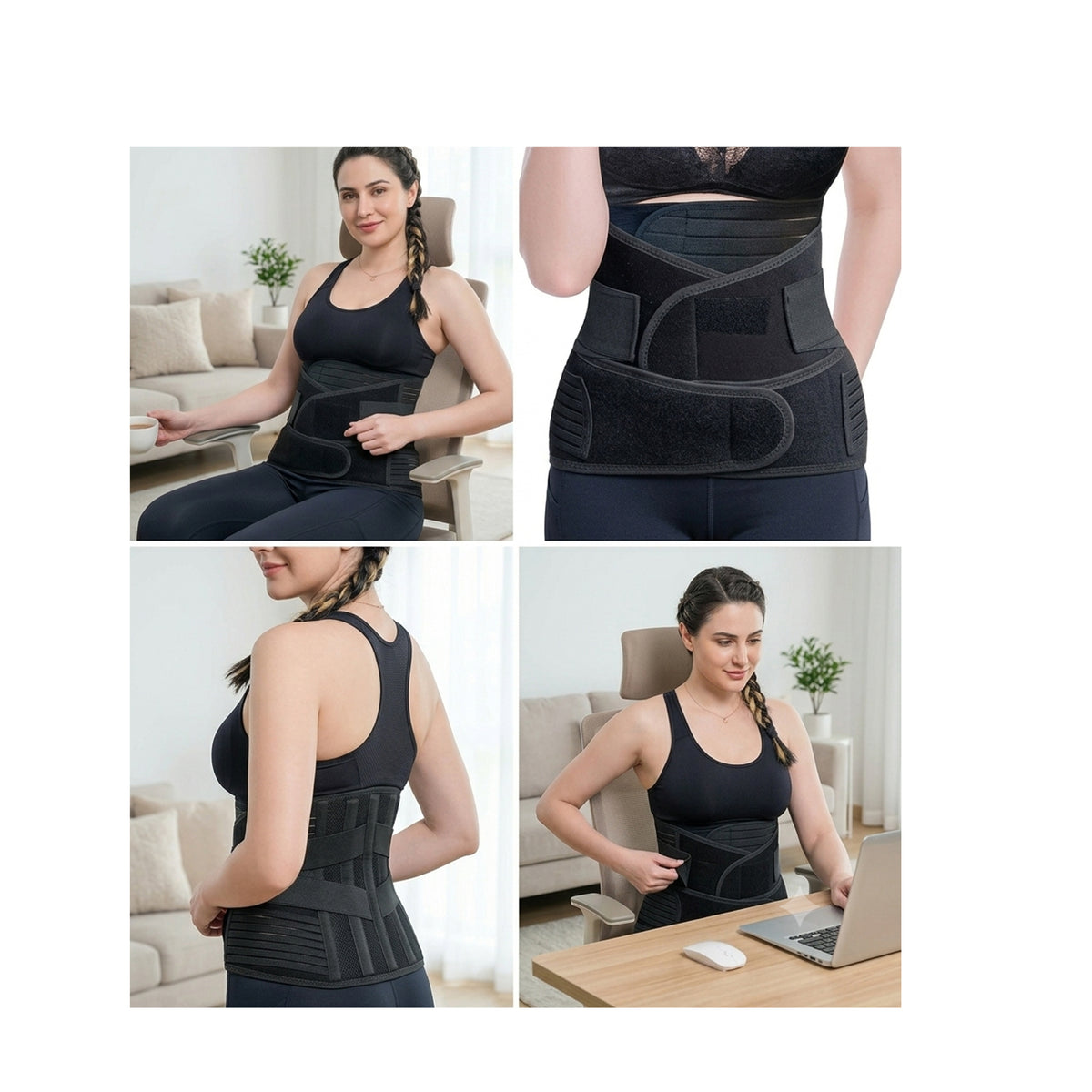 Ergonomic Back Support & Multi-Tasking Comfort